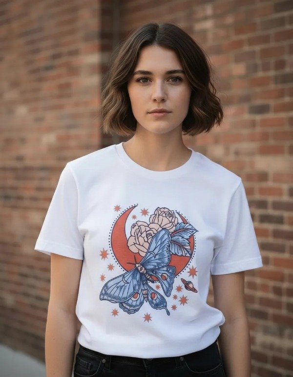 Producto - Remera Básica Mujer Estampada Sublimada Jersey - Lolita