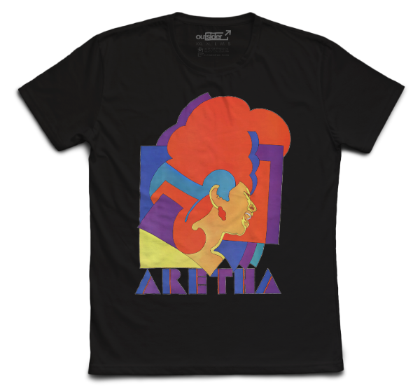 Producto - Aretha Franklin - Milton Glaser - Poster - Remera Negra