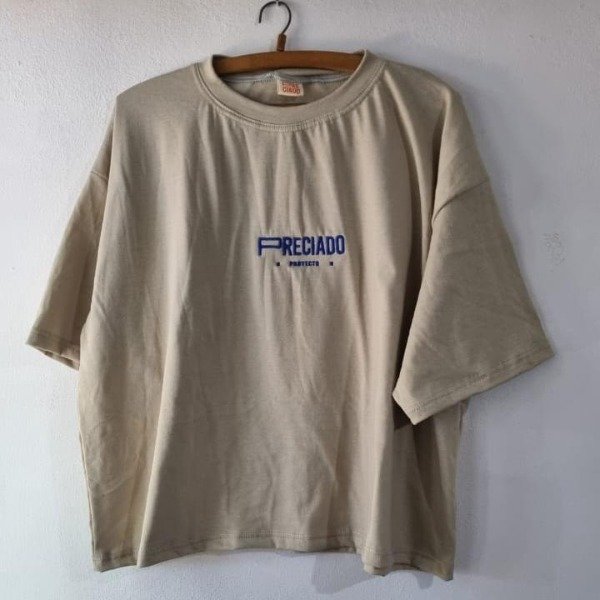 Producto - Remera Oversize Básica Etéreo Marfil