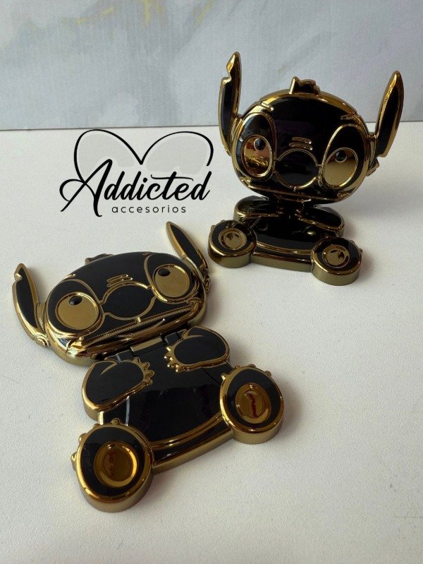 Producto - Soporte espejo Stitch negro