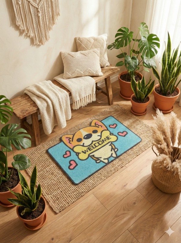 Producto - Alfombra perrito - absorbente y antideslizante