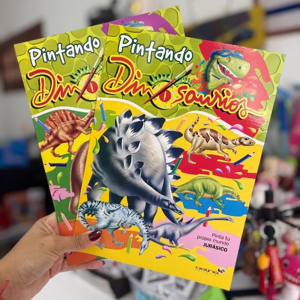 Producto - Libro Pintando Dinosaurios Beti 7475