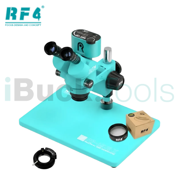 Producto - Microscopio Trinocular RF4 RF-6558x + Barlow 0.7X + Cam 4K Gran angular