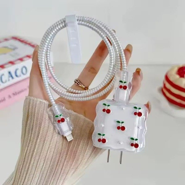 Producto - Protector de cargador cherry strass