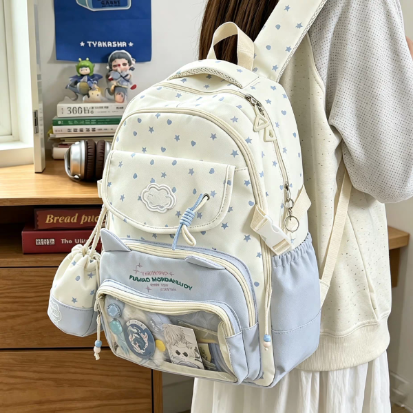 Producto - Mochila Pastel con accesorios - 0