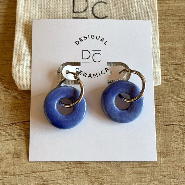 Producto - Aros Alice azul
