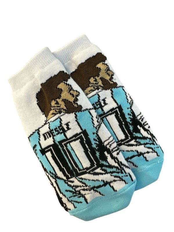 Producto - MEDIAS SOQUETE CON ANTIDESLIZANTE  MESSI  II 23 AL 33