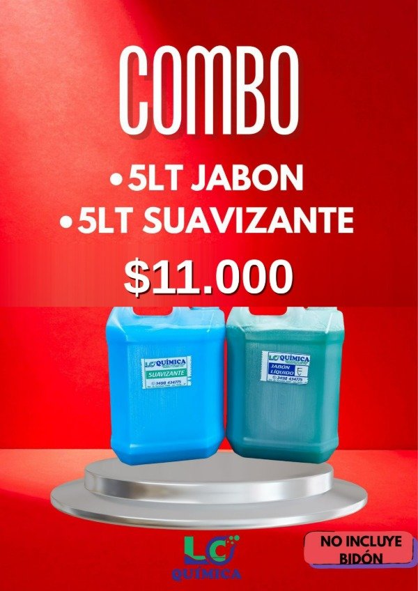 Producto - COMBO JABON ECO Y SUAVIZANTE X 5 LITRO
