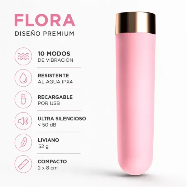 Producto - VIBRADOR FLORA - 4