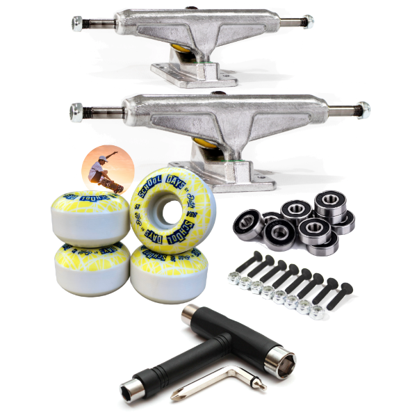 Producto - Combo Trucks Skate Dater Ruedas 53mm Rulemanes Abec 9 y Llave T - ENVIO GRATIS