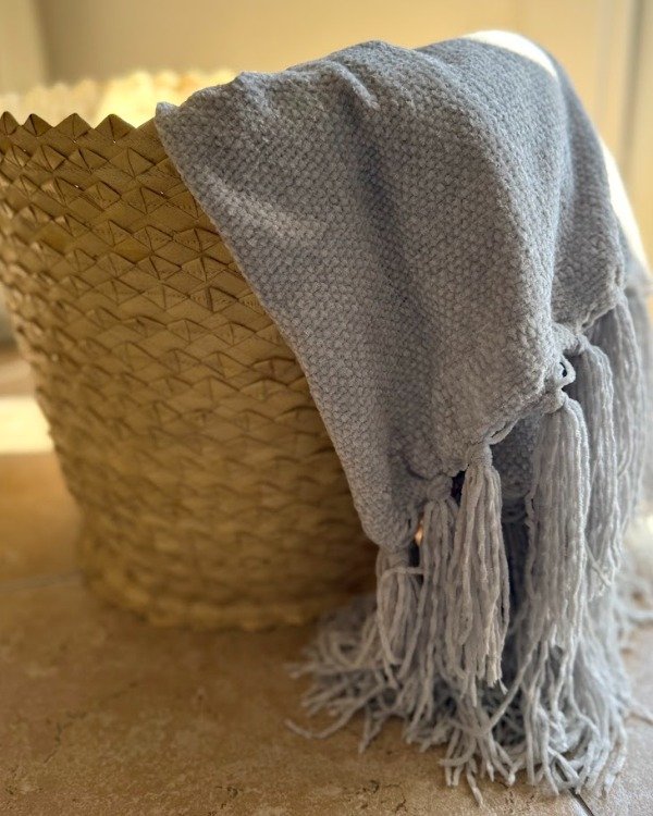 Producto - Manta Chenille Gris