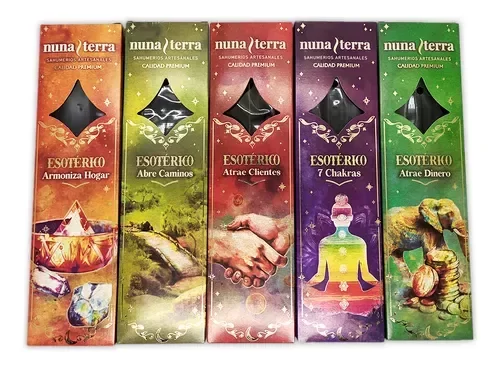 Producto - Sahumerio esotérico Nuna terra 7 chackas