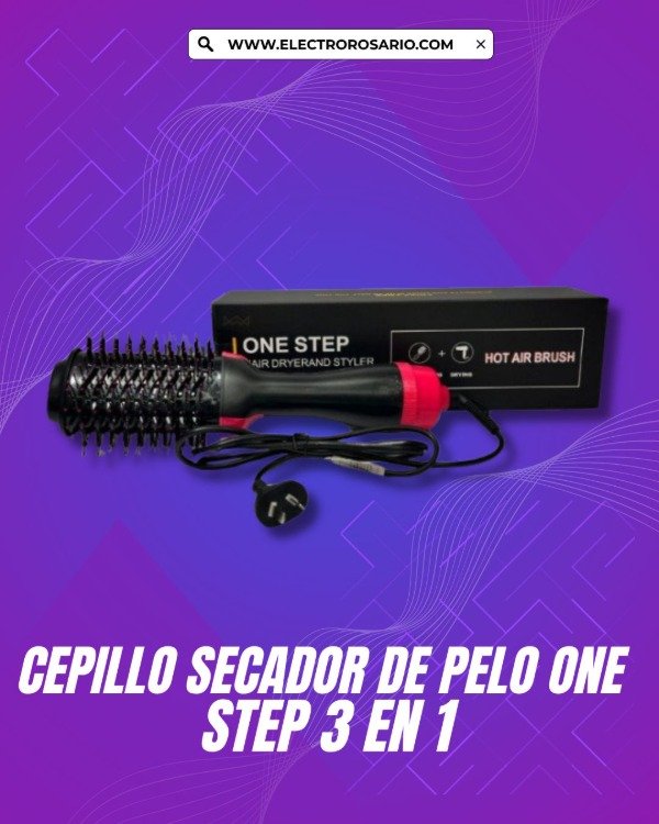 Producto - CEPILLO SECADOR DE PELO ONE STEP 3 EN 1