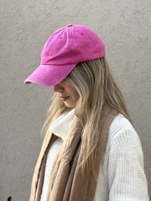 Producto - GORRA WASHED FUCCIA