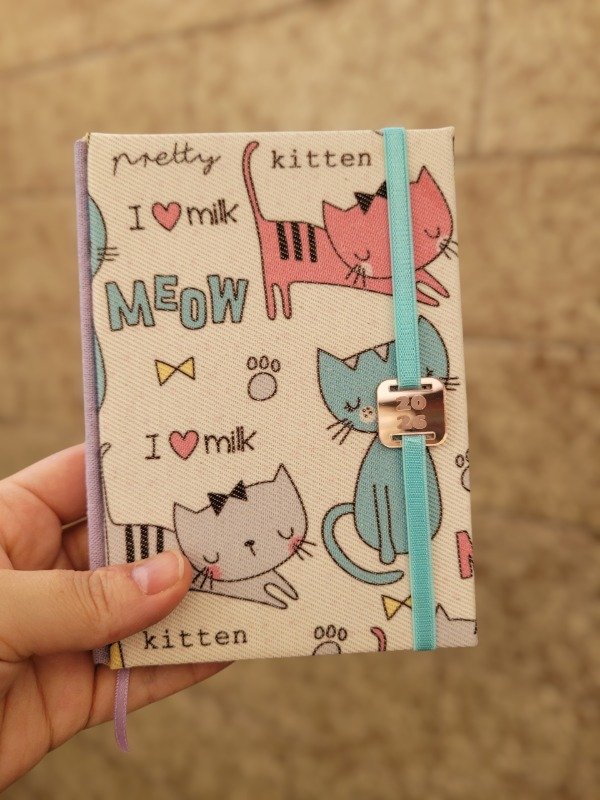 Producto - Agenda gatitos dibujo