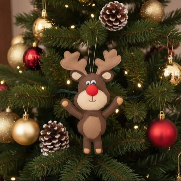 Producto - Adorno navideño- renos x 2