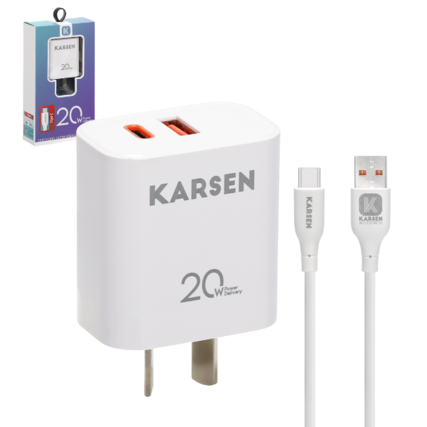 Producto - Cargador 20W Tipo C KARSEN
