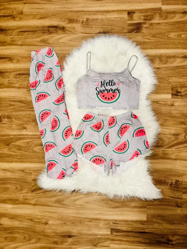 Producto - PIJAMA 3PCS SANDIA