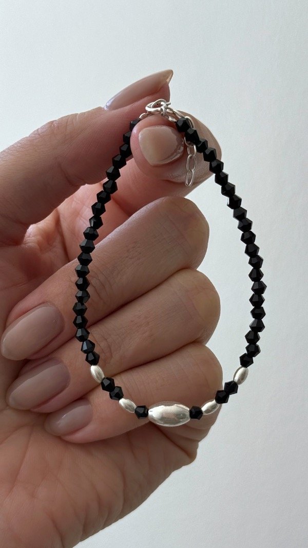 Producto - Pulsera Cony negra y sem P925