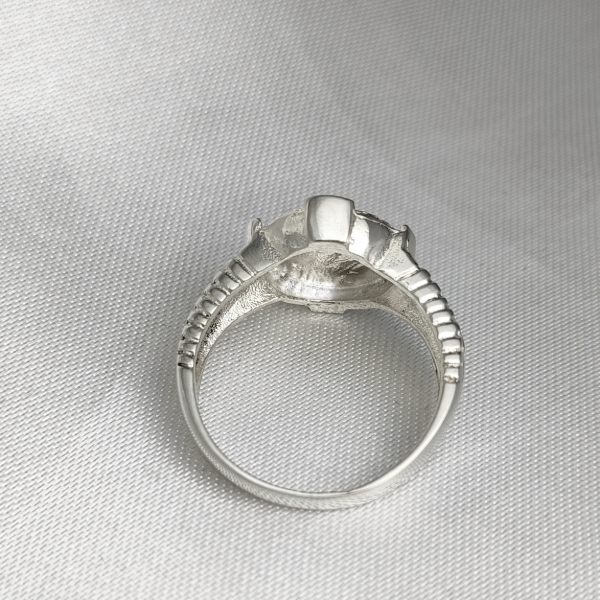 Producto - Anillo San Benito Plata 925 y Oro Redondo - 5