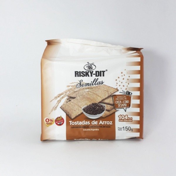 Producto - Tostadas Arroz Risky-Dit c/semillas