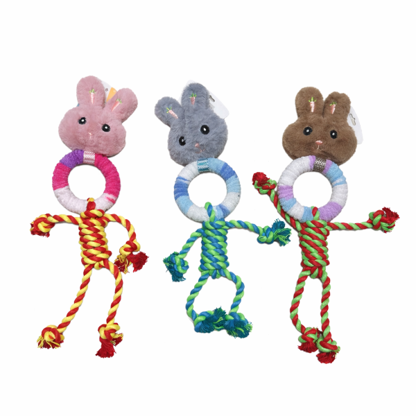 Producto - MORDILLO ARO NUDO PELUCHE DE CONEJO