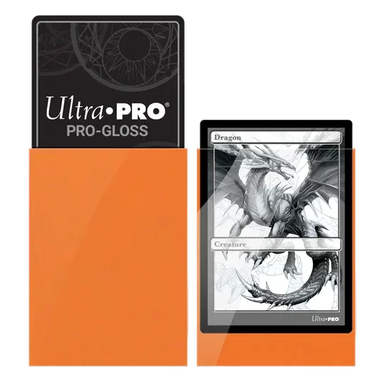 Producto - Fundas Protectoras para Cartas x50 - ULTRA-PRO Orange Gloss (Por unidad)