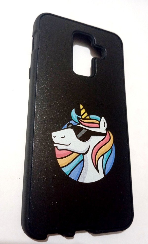 Producto - Funda Semirígida Unicornio gafas para Samsung J8