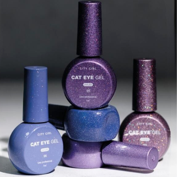 Producto - ESMALTE SEMIPERMANENTE OJO DE GATO/CAT EYE 7ML CITY GIRL