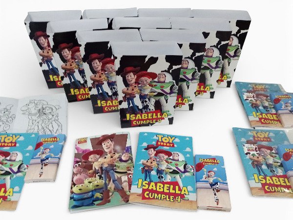 Producto - 10 Bolsitas 10 Libritos y 10 Cajas lapices x6