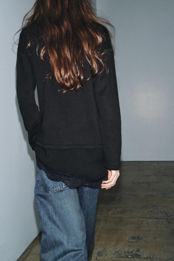Producto - Remera combinada con encaje Zara - 4
