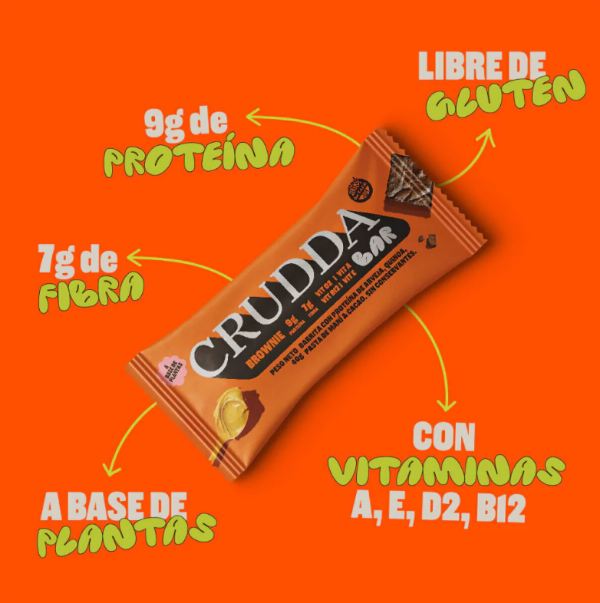 Producto - Barras Crudda Brownie x 10