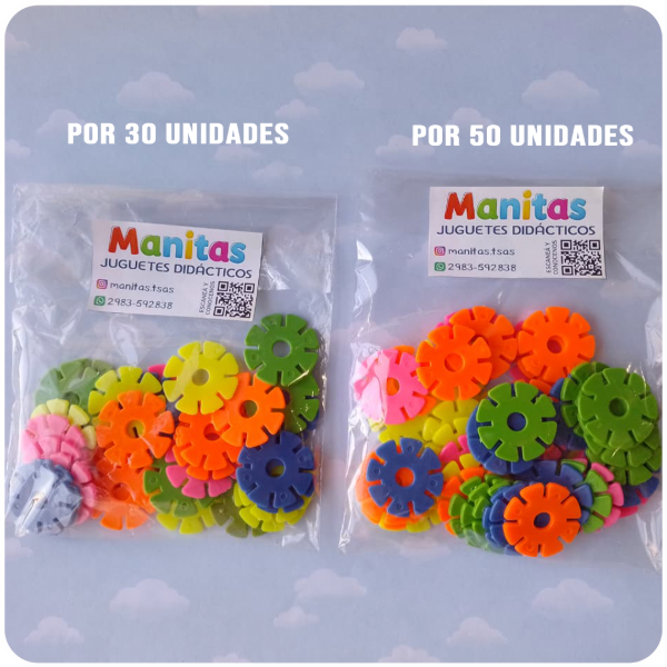 Producto - Discos Encastrables - Packs por 30 o 50 Unidades