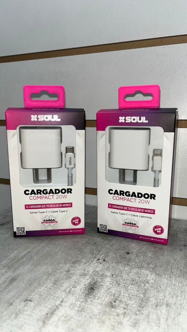 Producto - CARGADOR SOUL 20W PDC CON CABLE C