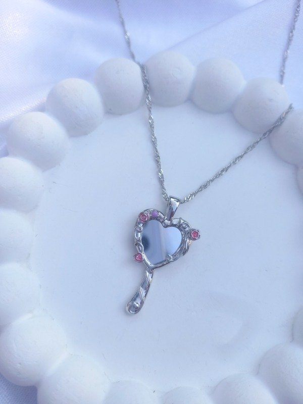 Producto - cadenita espejito "barbie el castillo de diamantes" (silver)