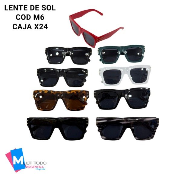 Producto - LENTE DE SOL COD M6 CAJA X24
