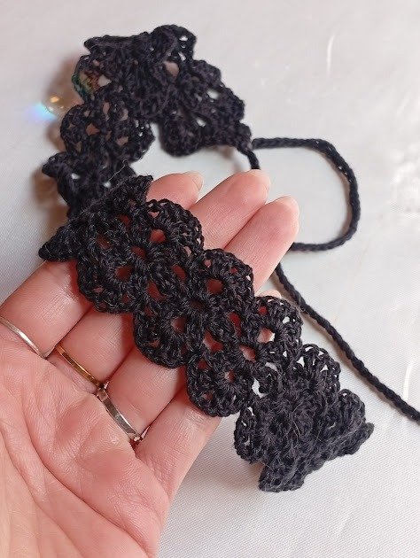 Producto - Vincha crochet Malva - 1
