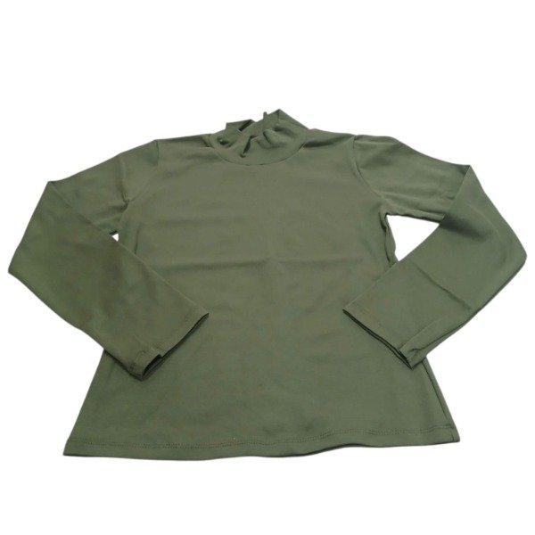 Producto - Media polera Dama en Morley Brush Verde T.U