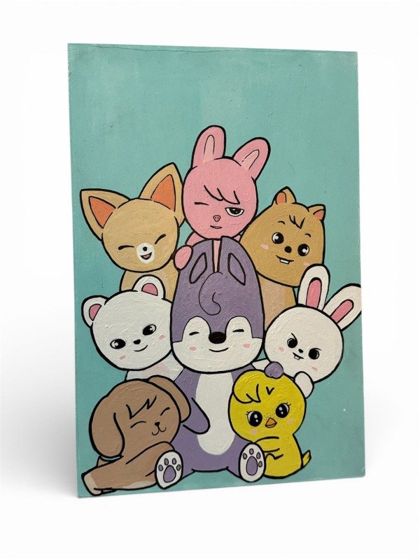 Producto - Cuadro pintado a mano Stray Kids