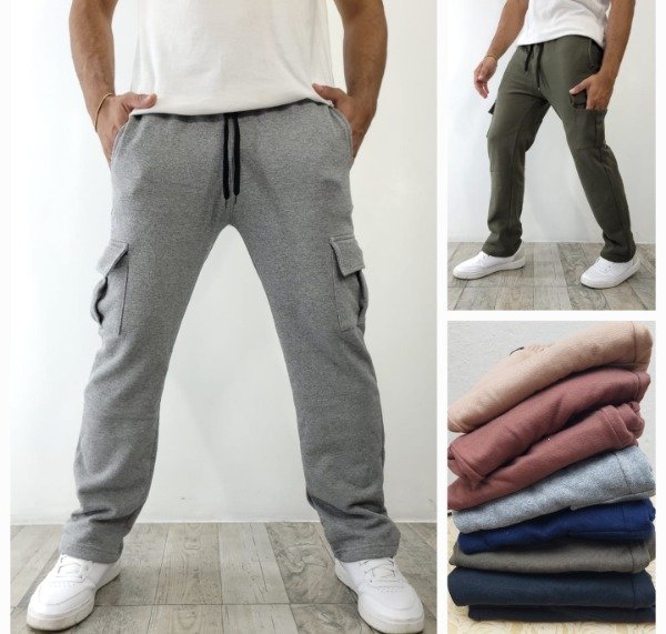 Producto - LINEA BRISA Recto cargo de algodón frizado