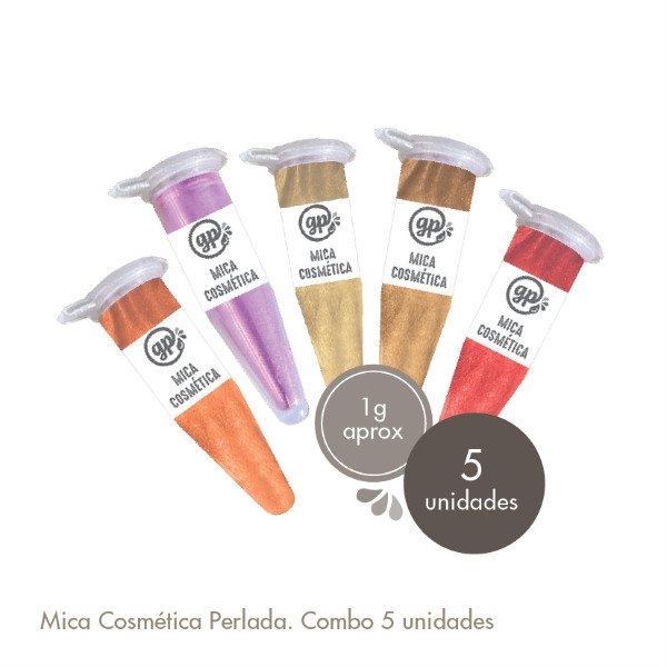 Producto - Micas Cosméticas Perladas 1g Combo x 5 unidades - 0