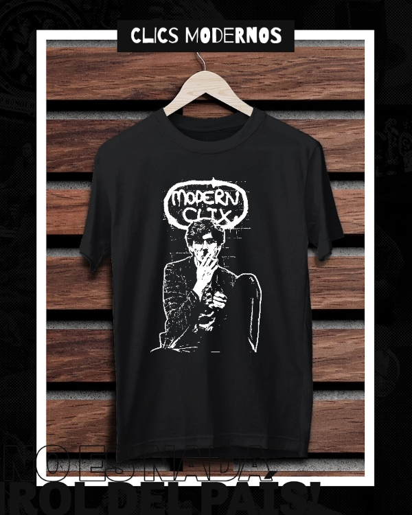 Producto - Remera Negra Charly Garcia - Clics Modernos