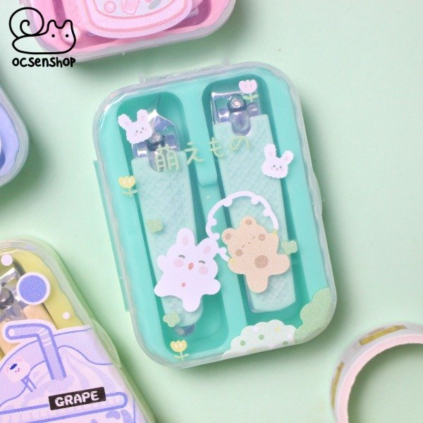 Producto - Set de corta uñas x2u. Kawaii Acero quirúrgico