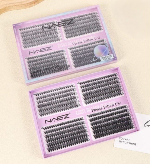 Producto - Pestañas DIY Cluster 30D+40D+50D+60D mix 9-14mm - Naez