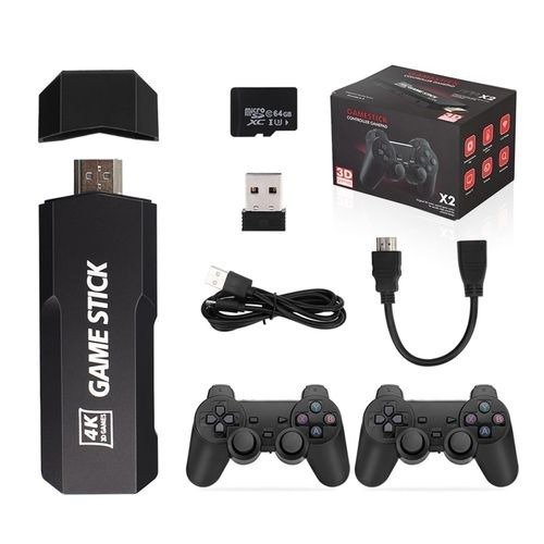 Producto - Consola Retro Game Stick X2 64gb 4k Hdmi + de 32.000 Juegos