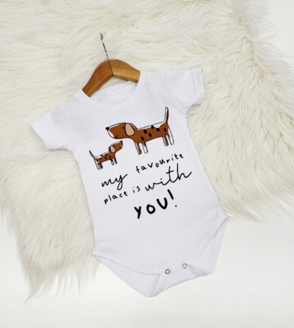 Producto - Body mangas cortas perrito