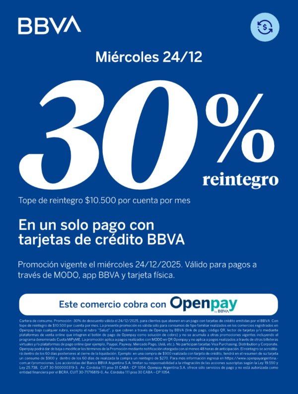 Producto - Promo bbva 24/12