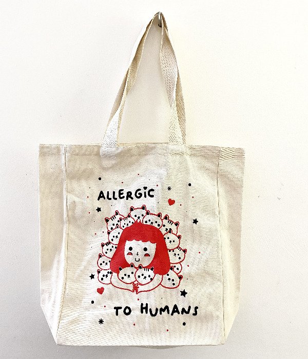 Producto - Totebag Allergic to humans