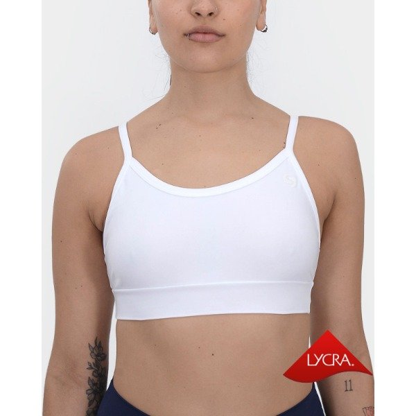 Producto - TOP SONDER CLASICO SEDA BLANCO CON FAJA