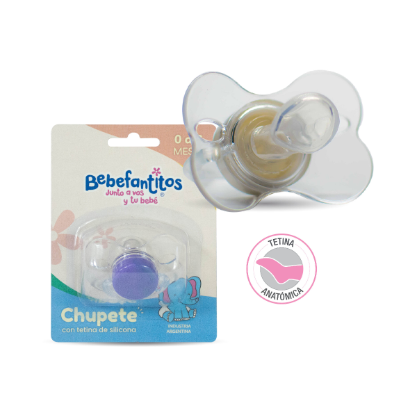 Producto - Chupete Mariposa Tetina de Silicona Anatomico T2 Bebefantitos